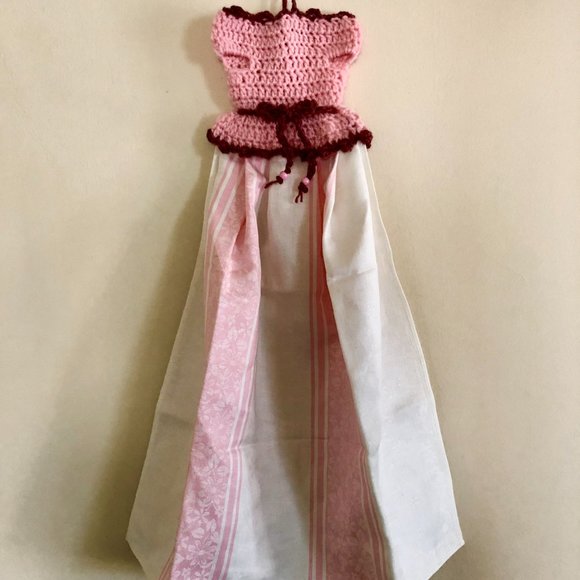 Crochet dress towel, dish towel - Picture 9 of 11